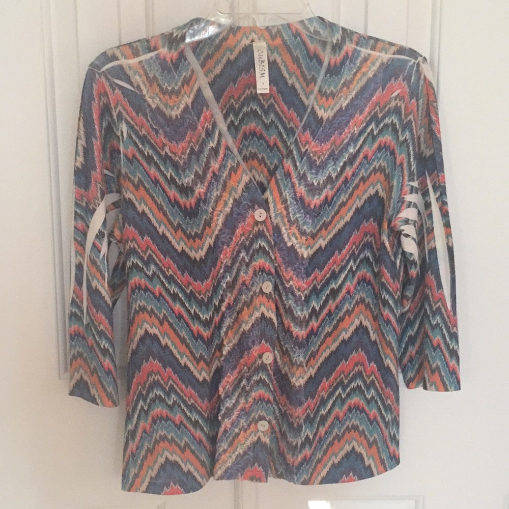 Colorful Cubism Cardigan